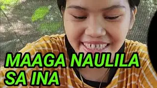 MAAGA NAULILA SA INA at iniwan ng kanyang ama nagsisikap sya para pagaaral nila ng kapatid nya