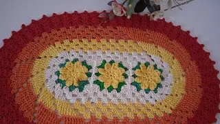 Encomenda e pronto entrega finalizada 💛#tapetesfaceisde #croche