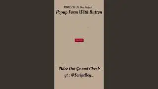 Popup Form | Popup with html css and Js | Popup Model | Popup Login Form 