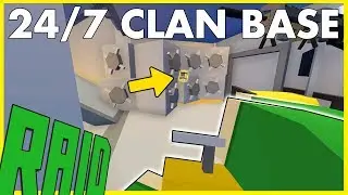 24/7 CLAN BASE RAID | UNTURNED FULL METAL BASE (in a compound)