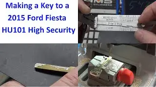(551) Ford HU101 Key Making Using HU101 Lishi & Condor Dolphin