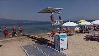 Plaža u Stavrosu za nepokretne osobe koje su u kolicima