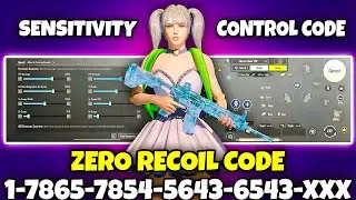 BGMI 3.5 UPDATE SENSITIVITY CODE | BGMI BEST SENSITIVITY SETTINGS | BGMI ZERO RECOIL SENSITIVITY