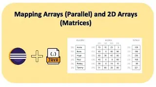Mapping Arrays (Parallel) and 2D Arrays (Matrices) in Java