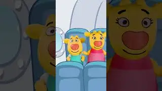 Зо и Бо про правила поведения при посадке. Смотрите полное видео на канале #ОранжеваяКорова #шортс🐮