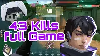 Crazy 43 Kill Console Valorant Radiant Game | ISO IS BROKEN!
