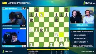 Magnus Carlsen vs Hans Niemann | Speed Chess Championship | Bullet 1+1 | Final