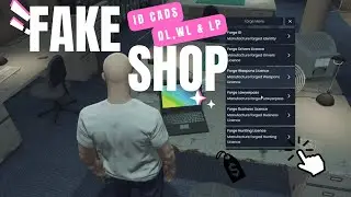 [FiveM] Qbcore Fake ID and license Shop | fivem roleplay scripts | qbcore scripts