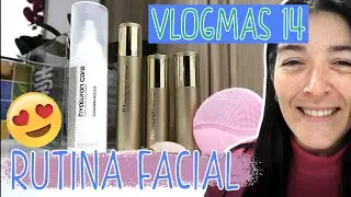 🌲VLOGMAS 14🎅🏻 RUTINA FACIAL con 🎈SET HYALURON CARE de VEGAS COSMETICS🎈🎏