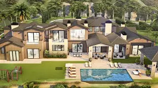 ULTIMATE Family Mansion | Sims 4 Speed Build & Full Tour  | NO CC