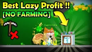 EARN DLS/DAY WITH THE BEST LAZY PROFIT TRICK!! [NO FARMING] GROWTOPIA PROFIT 2021