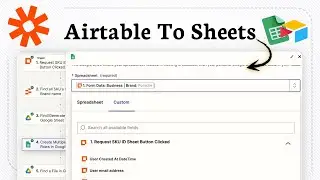 How to Move Data from Airtable to Sheets in Zapier