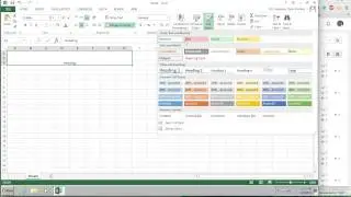 Excel How to Merge & Center and  Apply Heading Style