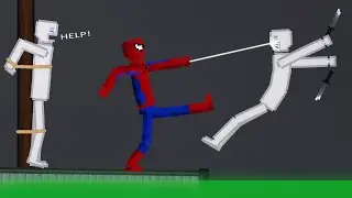 Spider Man Saves People In People Playground (4)