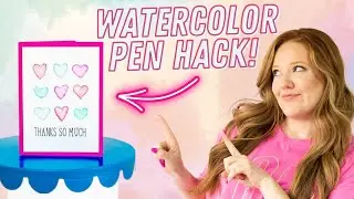 NEW Cricut Watercolor Pen HACK You MUST See!