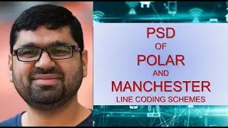 PSD of Polar and Manchester Line Coding Schemes