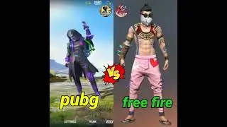 pubg vs free fire vs Pubg #pubgmobile #tiktok #attitude #short #bgmi #freefire SAMSUNG,A3,A5,A6,A7,