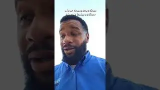 New construction home inspection. 