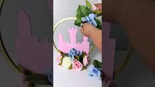 Centro de mesa Para cumpleaños de princesa/princess centerpiece idea #diy #manualidades #decora