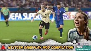 New 🔥 NextGen Gameplay Mod Compilation + Instalation - PES 2021 & Efootball 2025.