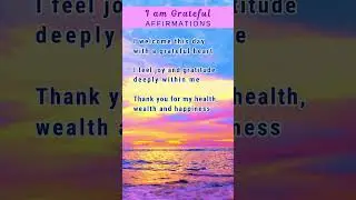✨Gratitude Affirmations ✨ Have a Beautiful day! (Repeat with Me Affirmations)