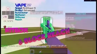HACK HITBOX = 6 BLOCK REACH !!!