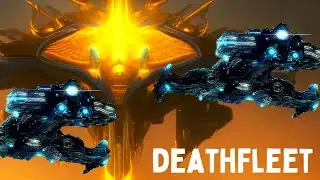 MASSED HYPERION MOTHERSHIP DEATHFLEET - Weekly Brawl [Starcraft 2 Direct Strike]