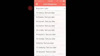Setting an Auto-Response in Cyfr Instant Messenger (iPhone)