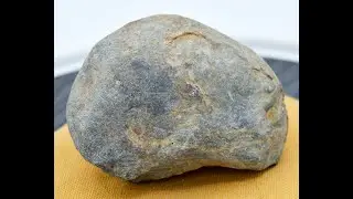 266g Achondrite Meteorite - Impact fracture, Crust over 75% - Washington State USA