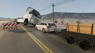 Fatal accidents and dangerous driving №2 - BeamNG Drive
