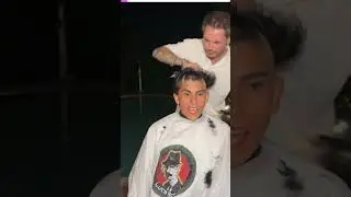 CONCORRENTE SI FA IL TAGLIO DI RONALDO IL FENOMENO!!😨😂 #grenbaud #setterealityshow #viralvideo