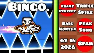 Geometry Dash Recent Tab But IT'S BINGO...