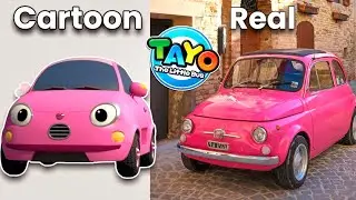 Tayo the Little Bus Cartoons in real life 💥
