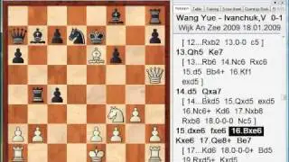 Wang Yue-Ivanchuk Corus 2009