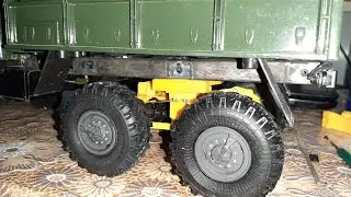 New rear suspension from WPL for Ural from MZ