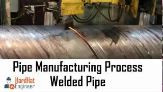 Pipe Manufacturing Process for Welded Pipe (SAW & ERW)