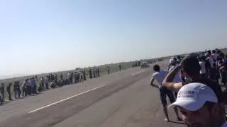 Аэродром. Гонка: Mersedes 221 vs Vaz21011