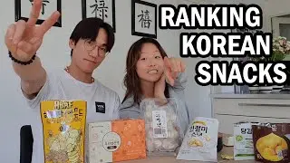 Korean snacks taste test ft. David Kim