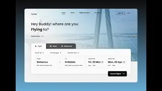 Daily UI Challenge 068: Flight search