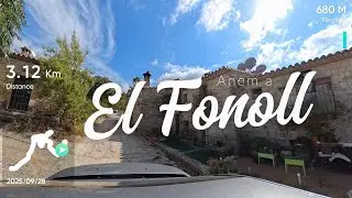 🌿 Viatge en cotxe fins a El Fonoll | Ruta en 360º al poble naturista de Catalunya