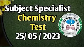 KPPSC chemistry SS Female test Solved