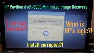 HP DV6 Minimized OEM OOBE & HP's Logic