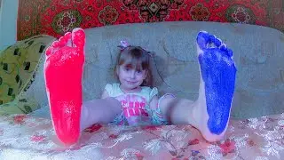 Alina Pretend Play & Learn Colors with Paint Finger Family Song Baby Nursery Rhymes LINKA ALINK