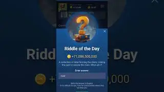 Riddle of the day 16 September musk empire #muskempire #hero5664910081 #riddle
