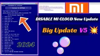 xiaomi mi cloud 2024 v5 | New MTK Qualcomm | Erase FRP New OS | MI Unlock tool | bypass micloud