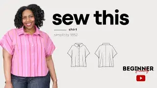 sew with me: simplicity 9952 view a | sewing | learn to sew