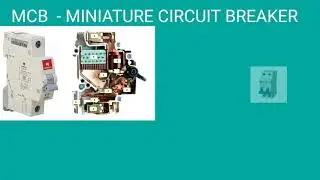 Mcb mccb elcb acb pcb full form and image, 