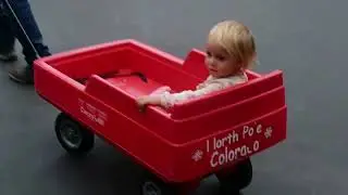 Miss Lulu's wagon ride!