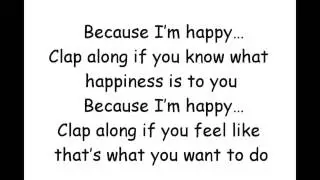 Pharrell Williams   Happy [official lyrics]