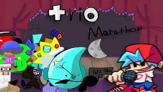 Friday Night Funkin TRIO MARATHON | THE 11 MINUTE TEASER